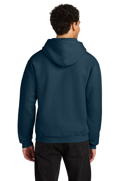WashedNavy Jerzees Rugged Unisex Hooded Sweatshirt H12M plain