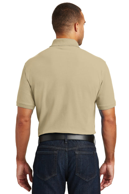 Wheat Port Authority Core Classic Pique Polo. K100 plain