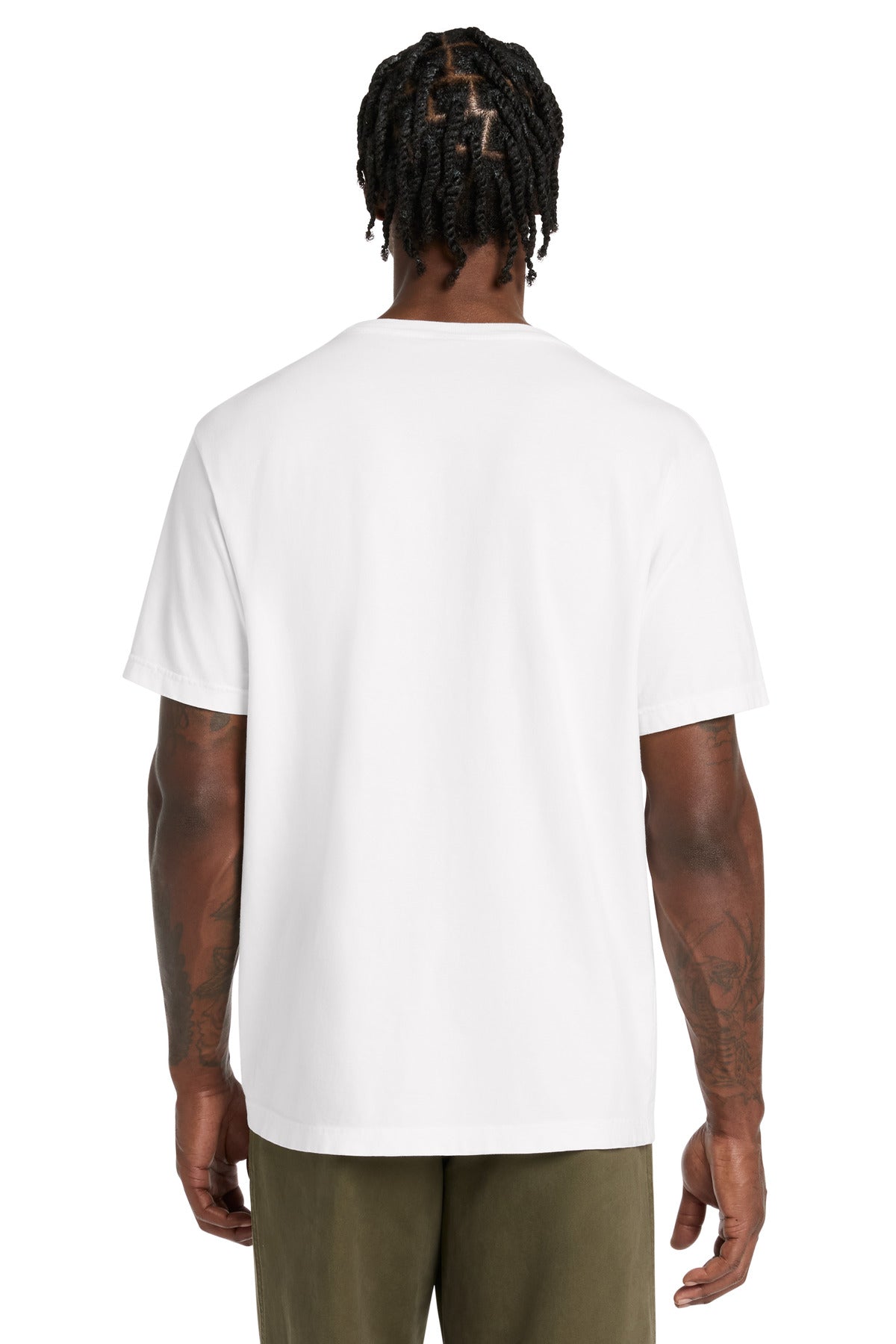 White BELLA+CANVAS Unisex Heavyweight Garment-Dyed Tee BC4810GD plain