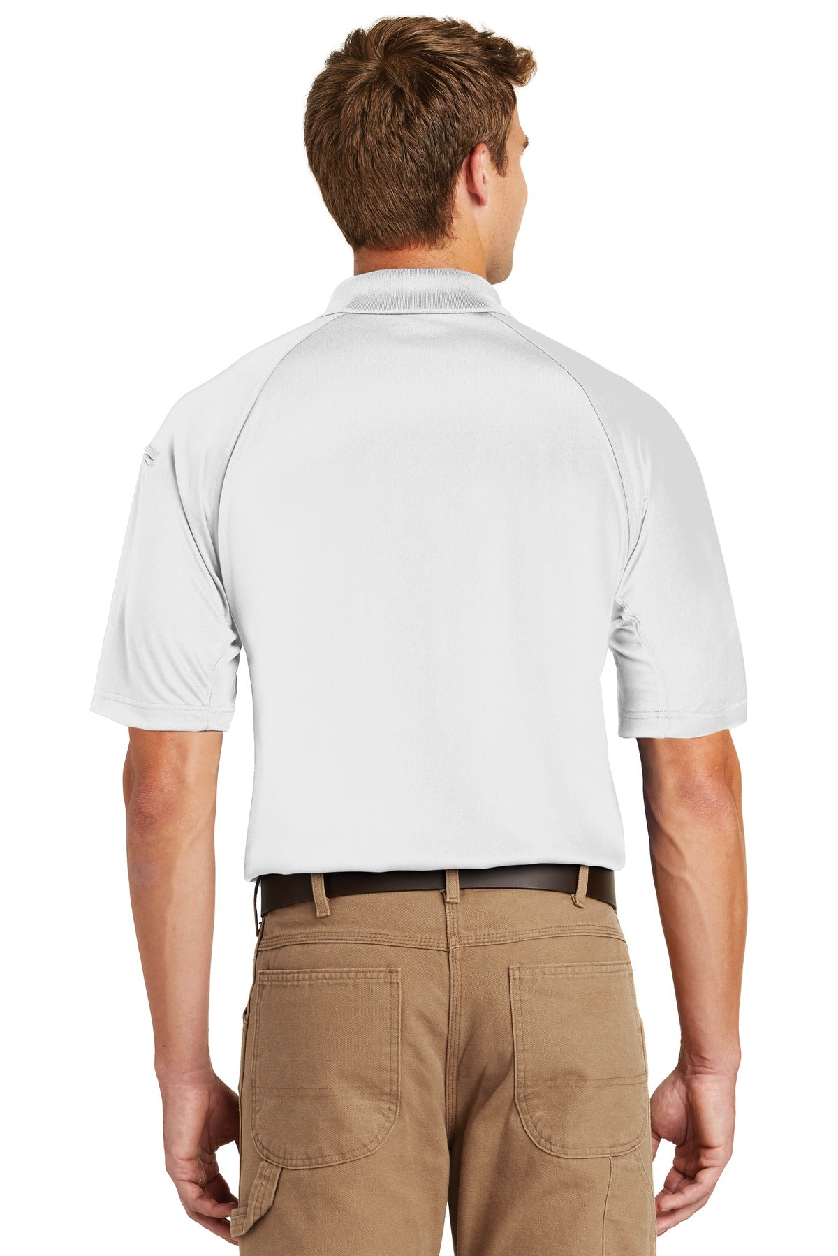 White CornerStone - Select Snag-Proof Tactical Polo. CS410 plain