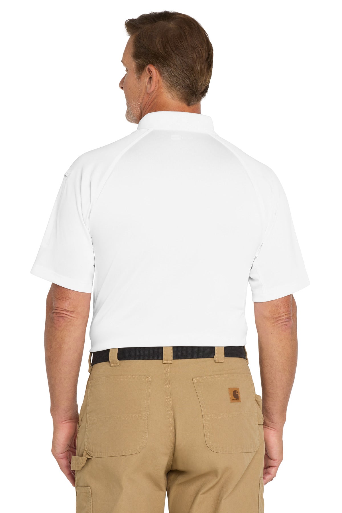 White CornerStone - Select Snag-Proof Tactical Polo. CS410 plain