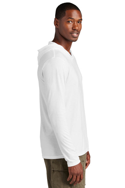 White District Perfect Tri Long Sleeve Hoodie. DM139 plain