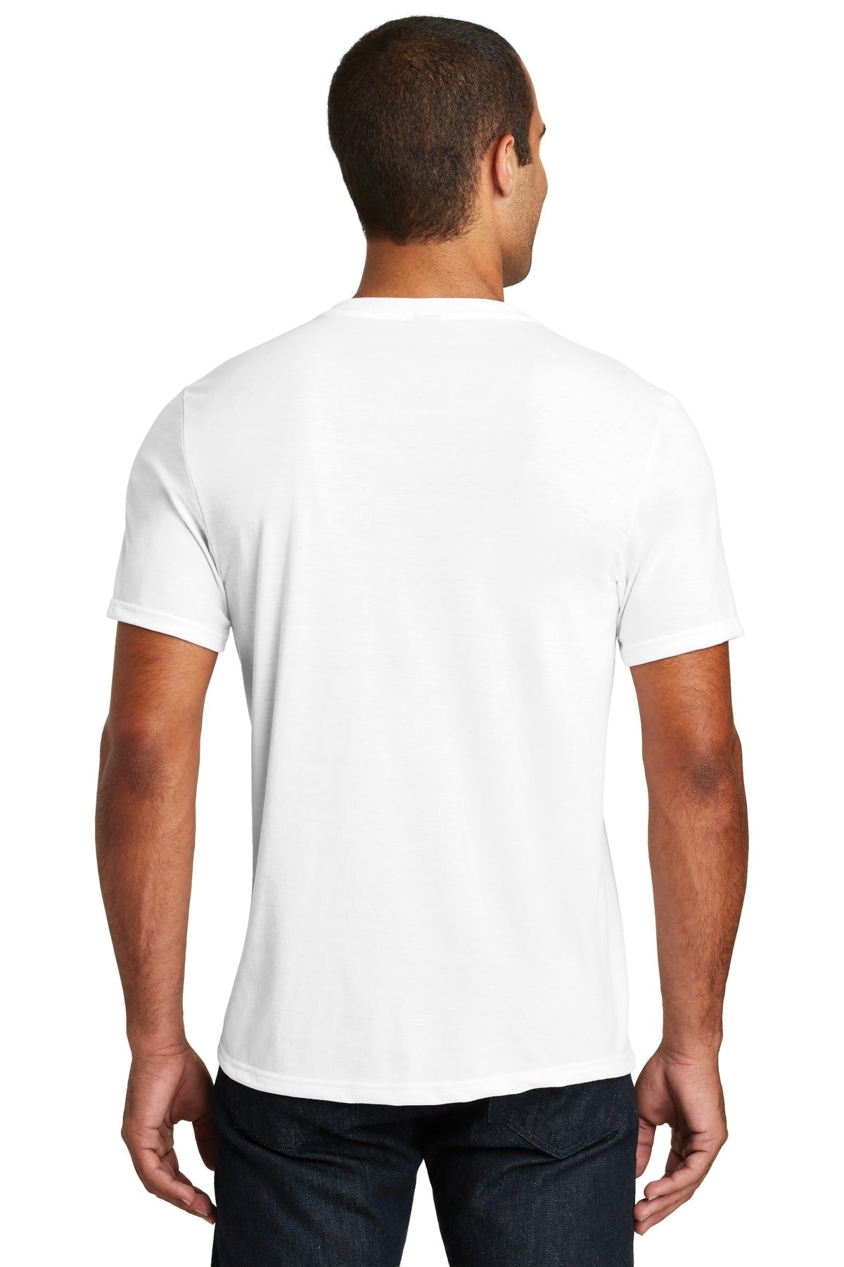 White District Perfect Tri V-Neck Tee. DT1350 plain