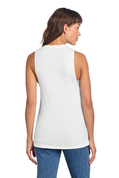 White District Women's Perfect Tri Muscle Tank DT153 plain