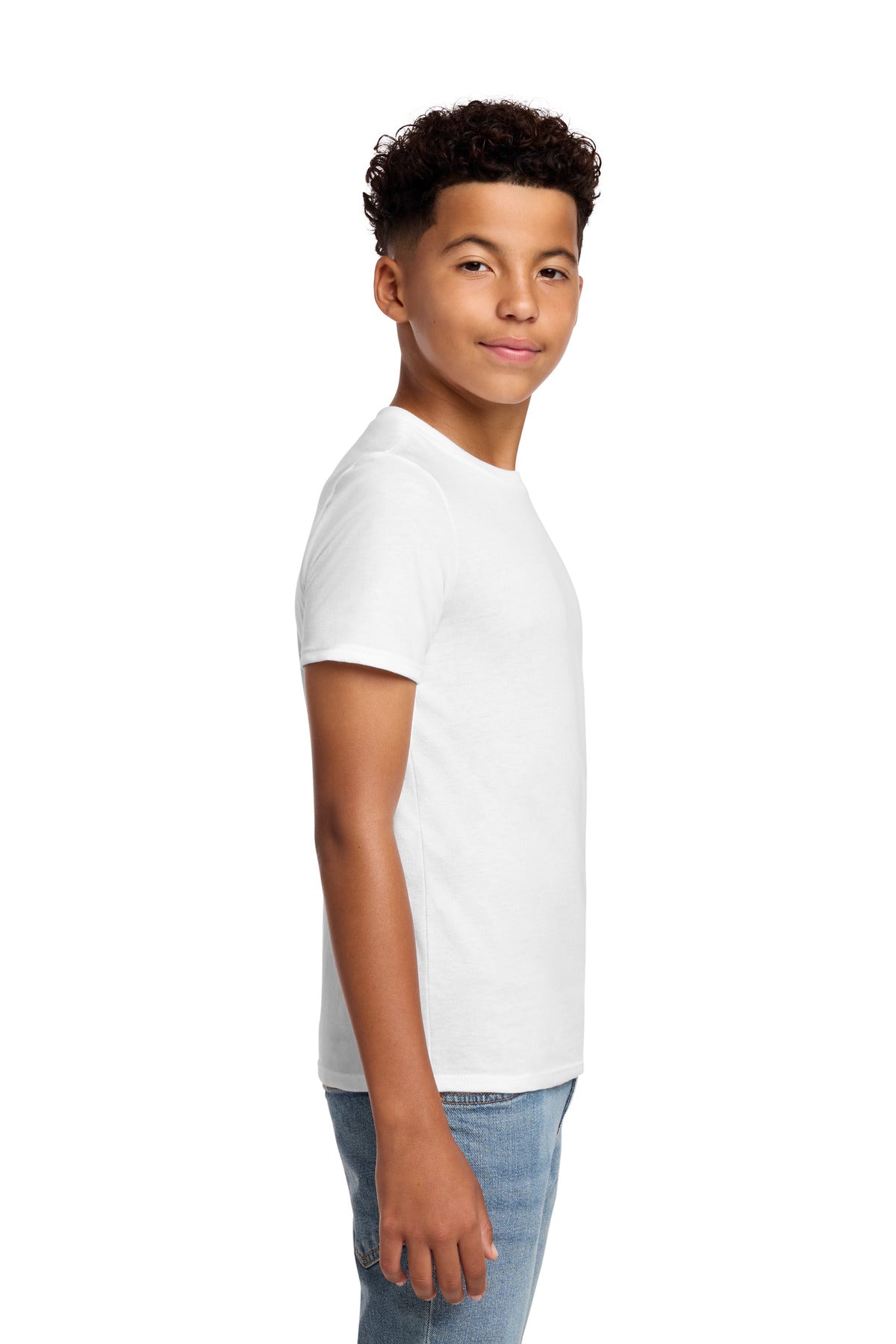 White District Youth Perfect Blend CVC Tee DT108Y plain