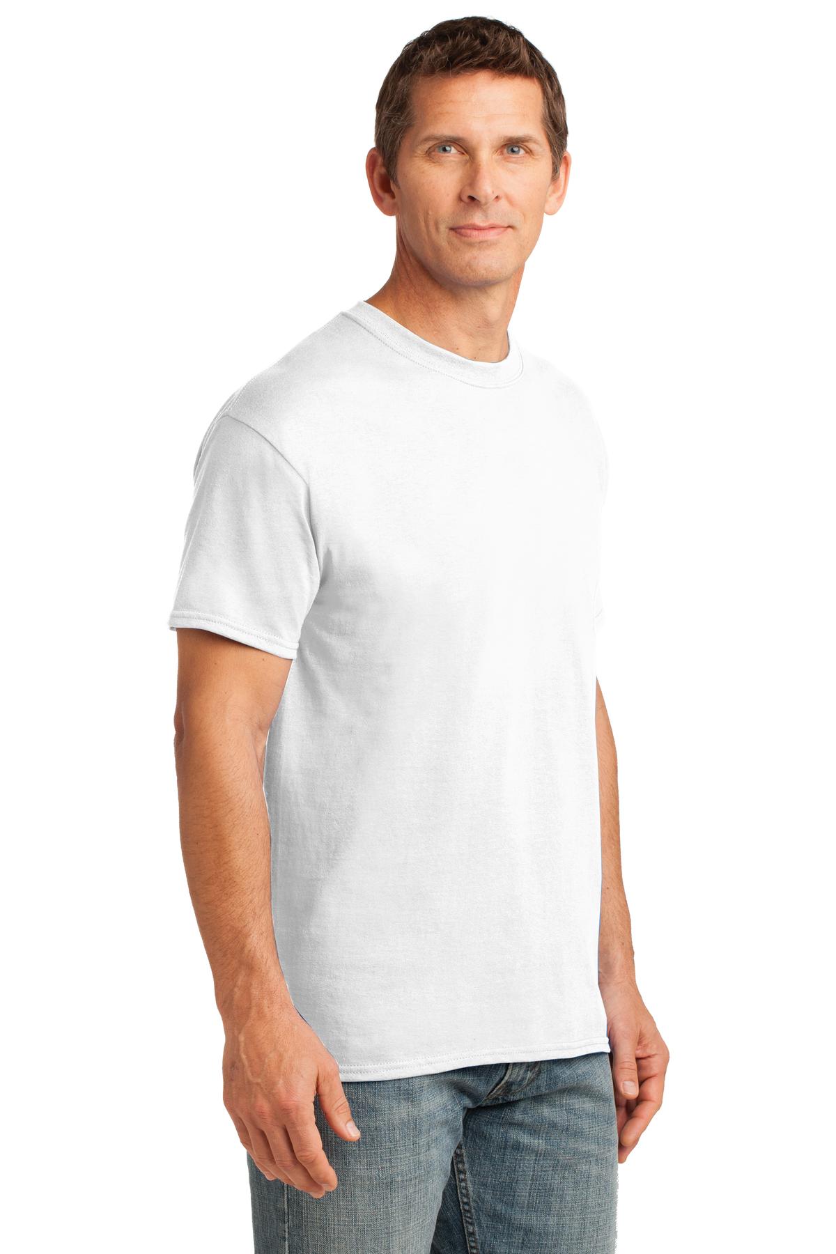 White Gildan Gildan Performance T-Shirt. 42000 plain