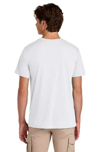 White Gildan Gildan Performance T-Shirt. 42000 plain
