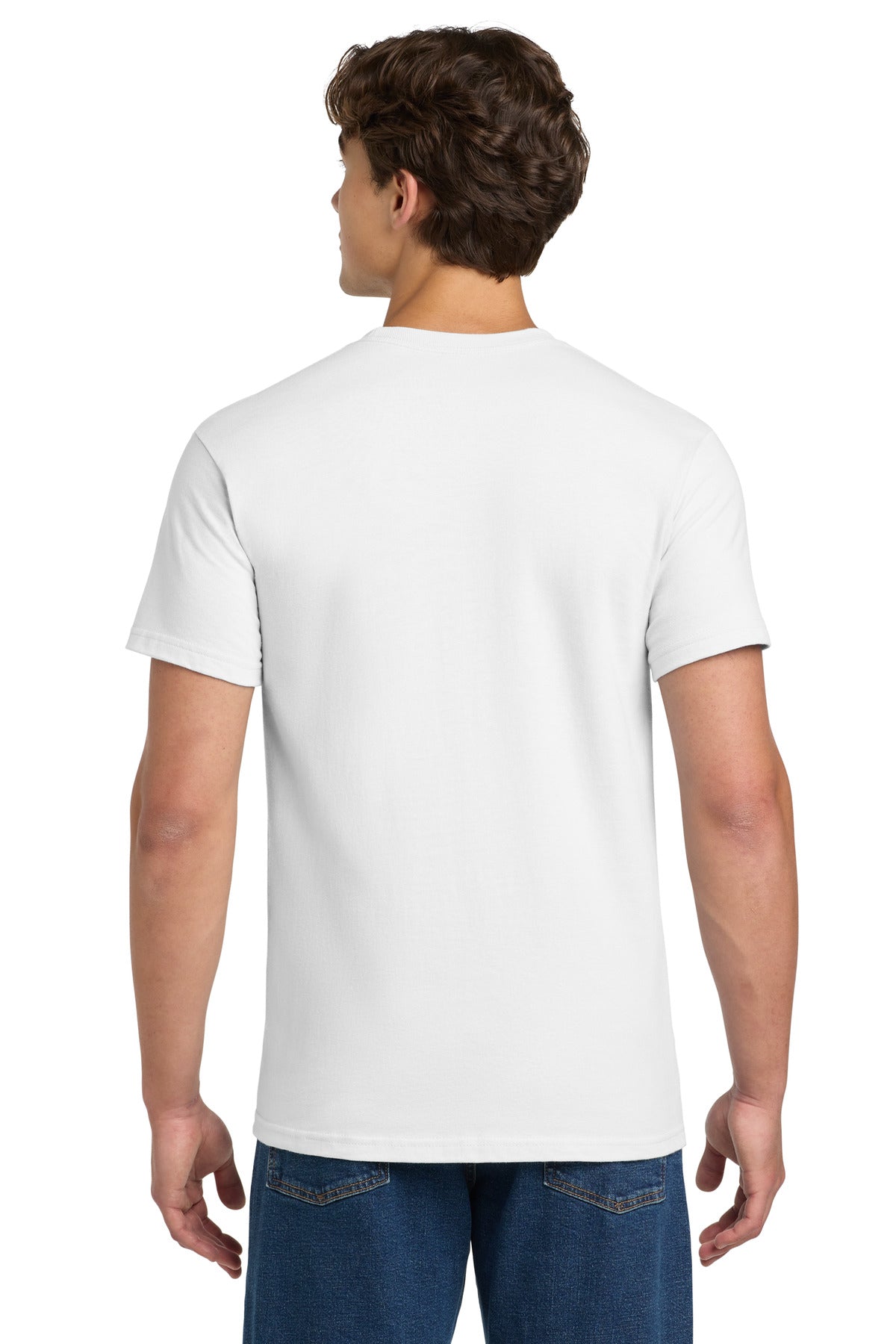 White Gildan Hammer T-Shirt. H000 plain