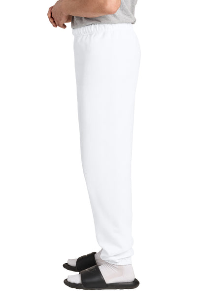 White Jerzees - NuBlend Sweatpant. 973M plain
