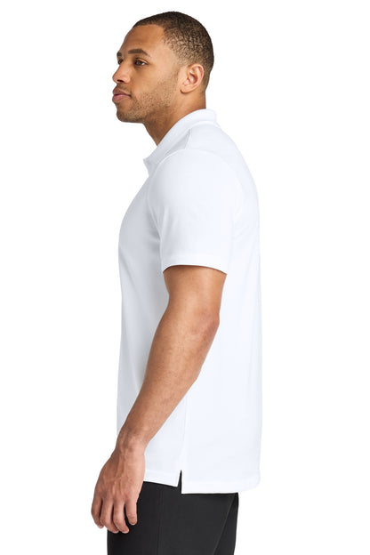 White Mercer+Mettle Stretch Pique Polo MM1004