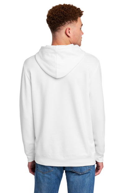 White New Era Comeback Fleece Pullover Hoodie NEA550 plain