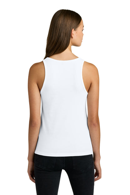 White Next Level Apparel Women's Cotton Tank NL3933 plain