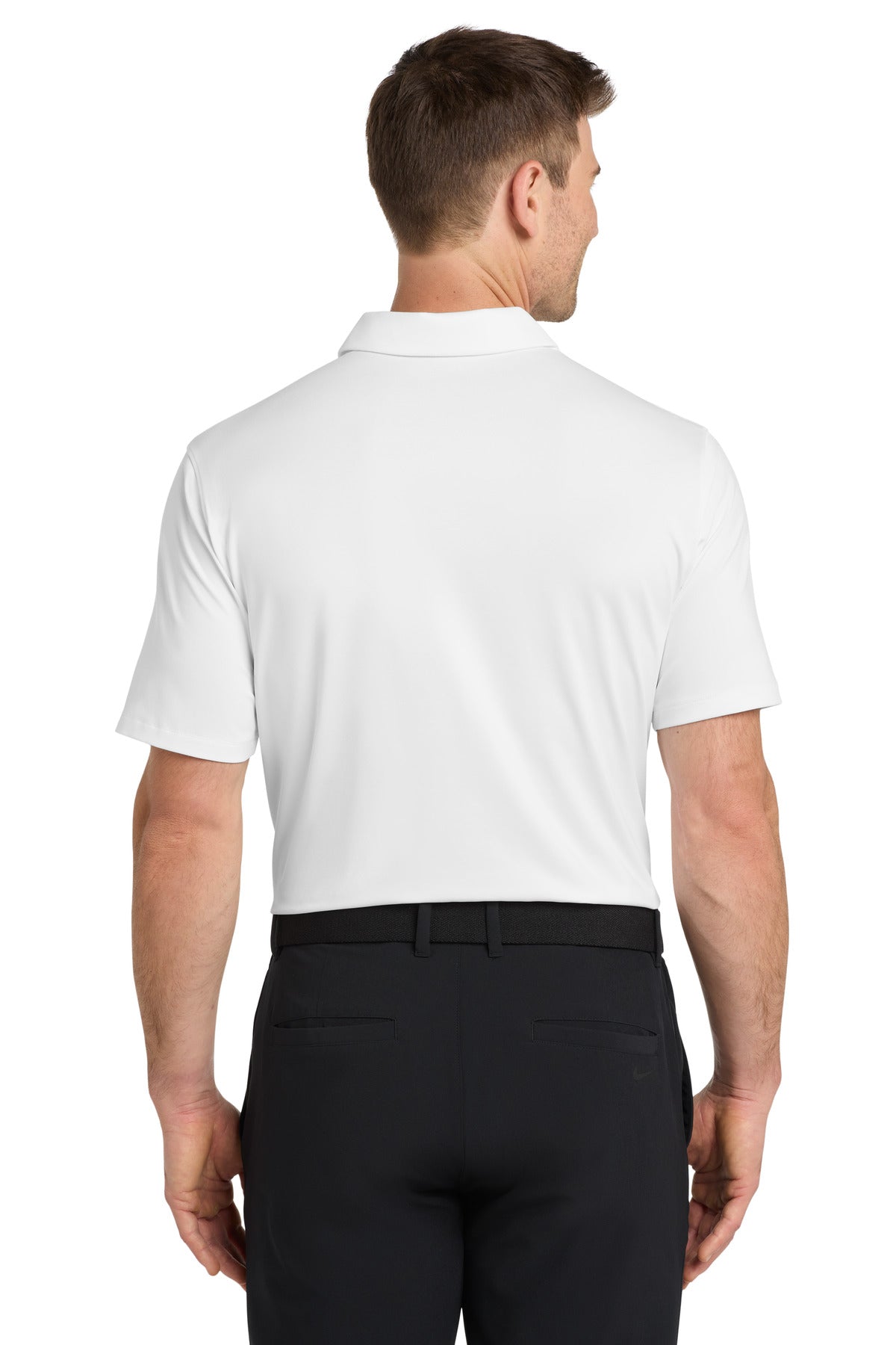 White Nike Dri-FIT Vapor Polo NKDC2108 plain