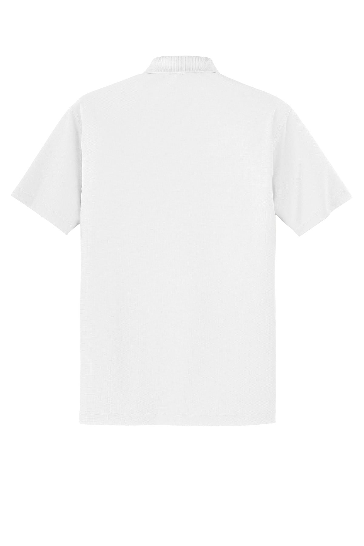 White Port Authority Dry Zone Grid Polo. K572 plain