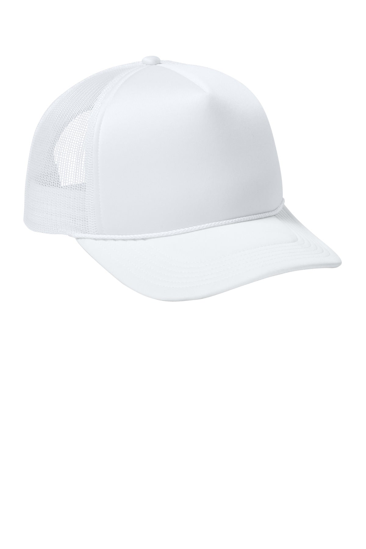 White Port Authority Foam Truck'N Cap C993 plain