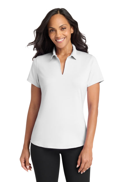 White Port Authority Women's City Stretch Polo LK683