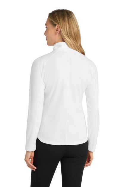 White Port Authority Women's Microfleece Jacket. L223 plain