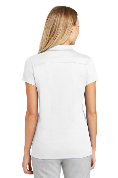 White Port Authority Women's Rapid Dry Mesh Polo. L573 plain