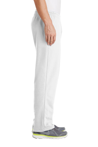 White Port & Co Core Fleece Sweatpant with Pockets. PC78P plain