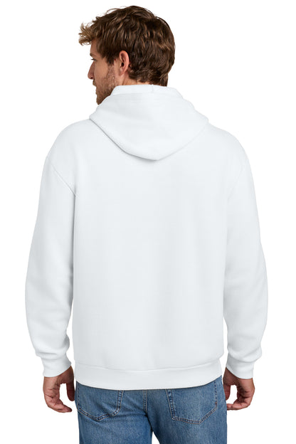 White Port & Co Easy Fleece Pullover Hooded Sweatshirt PC68H