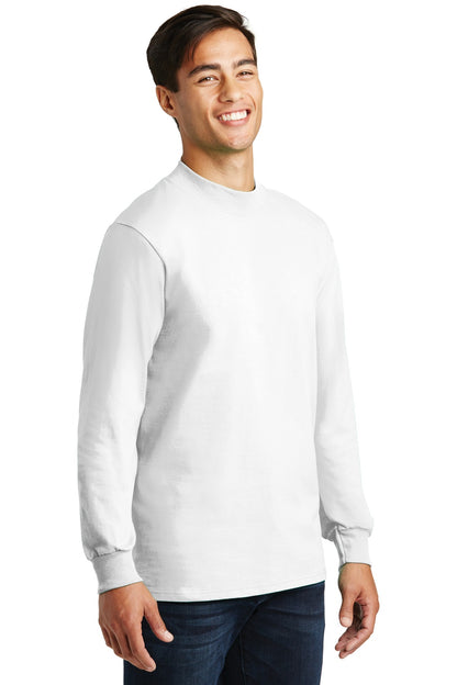 White Port & Co Essential Mock Turtleneck. PC61M plain