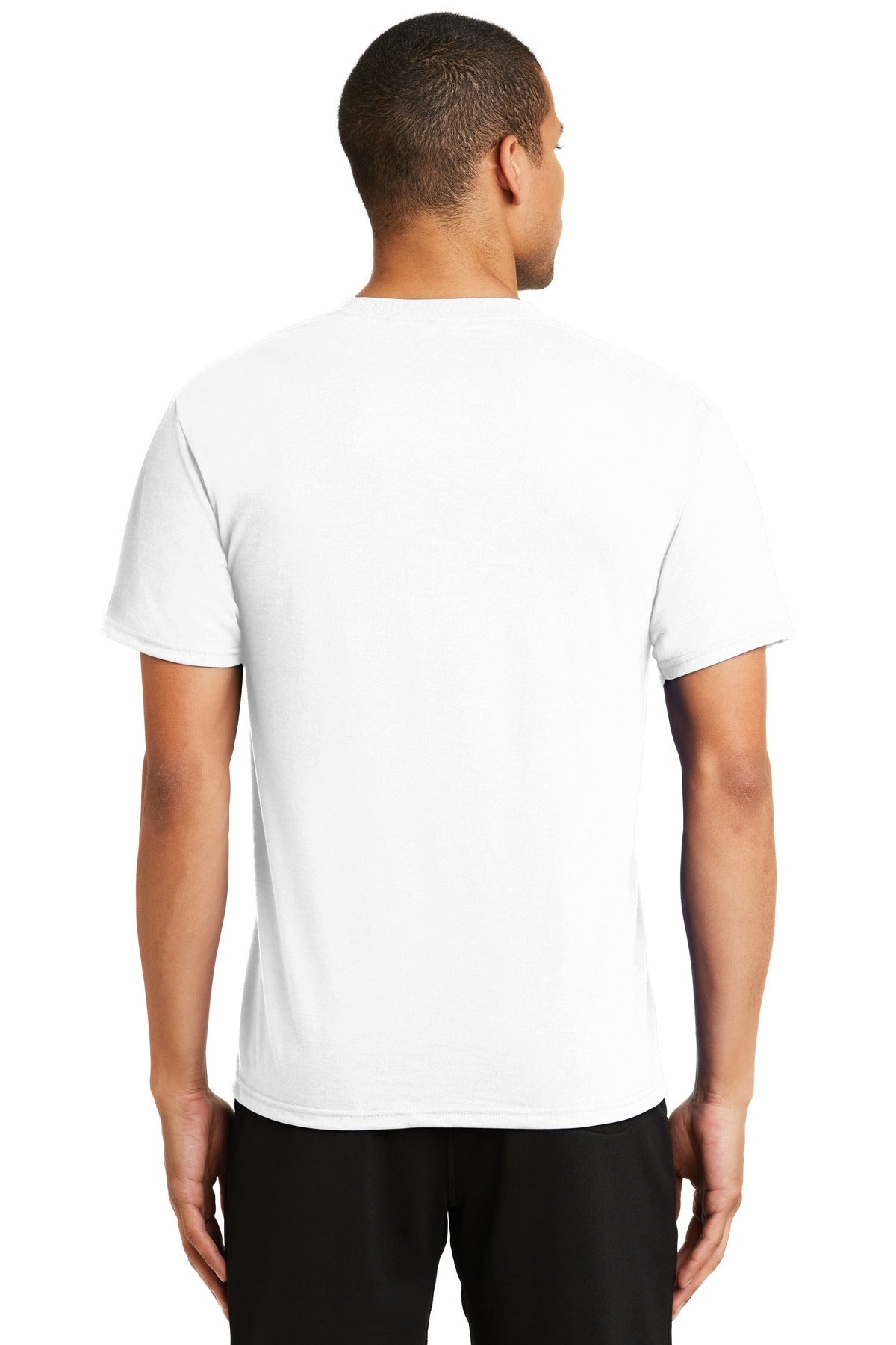 White Port & Co Performance Blend Tee. PC381 plain