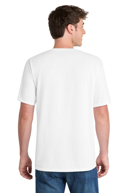 White Port & Co Performance Blend Tee. PC381 plain