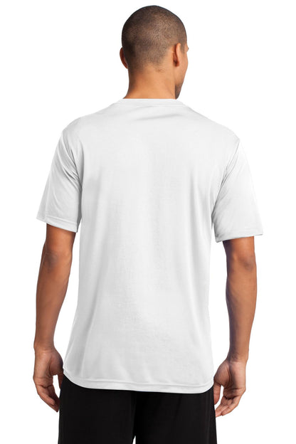 White Port & Co Performance Tee. PC380 plain
