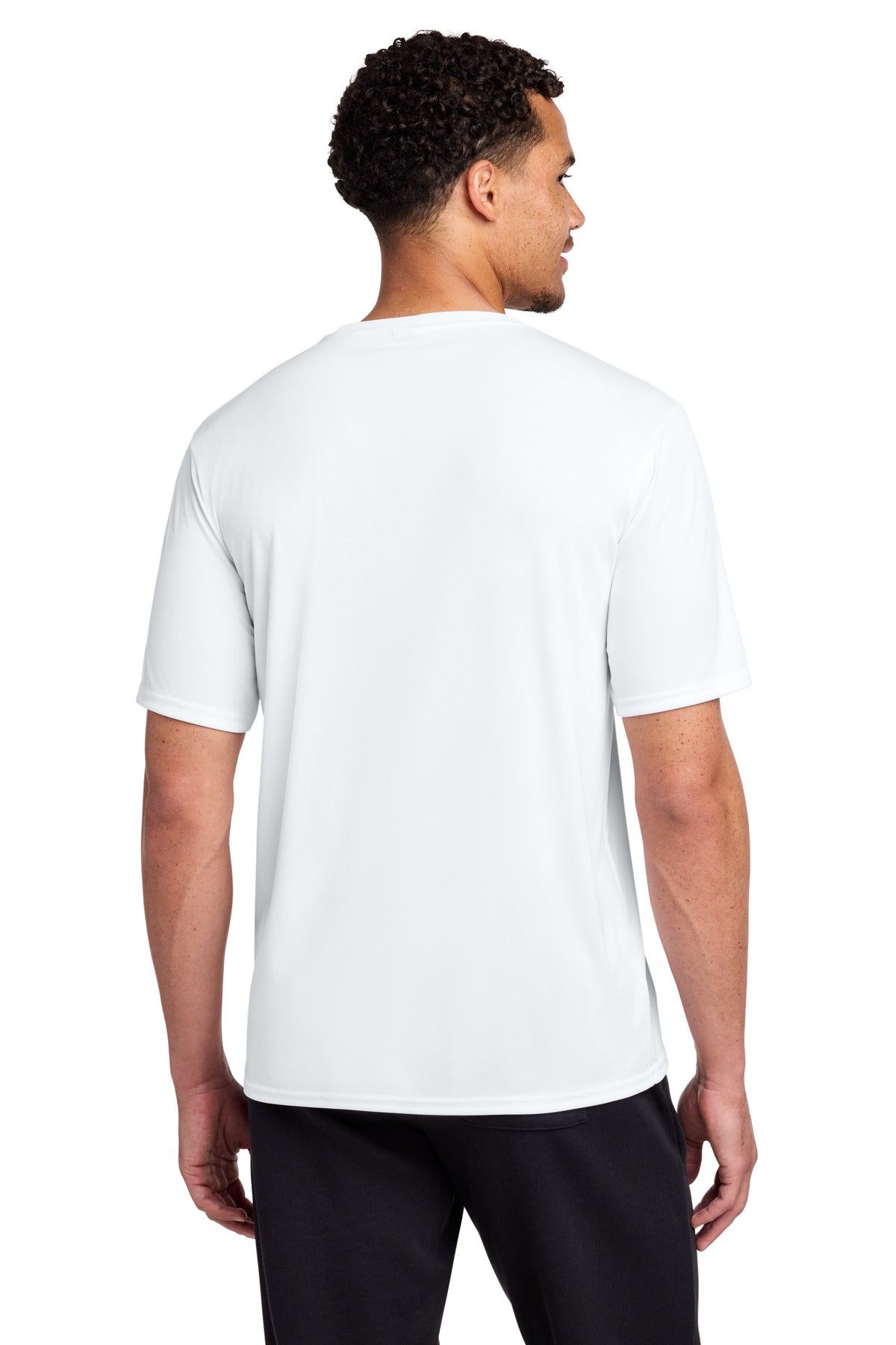 White Port & Co Performance Tee. PC380 plain