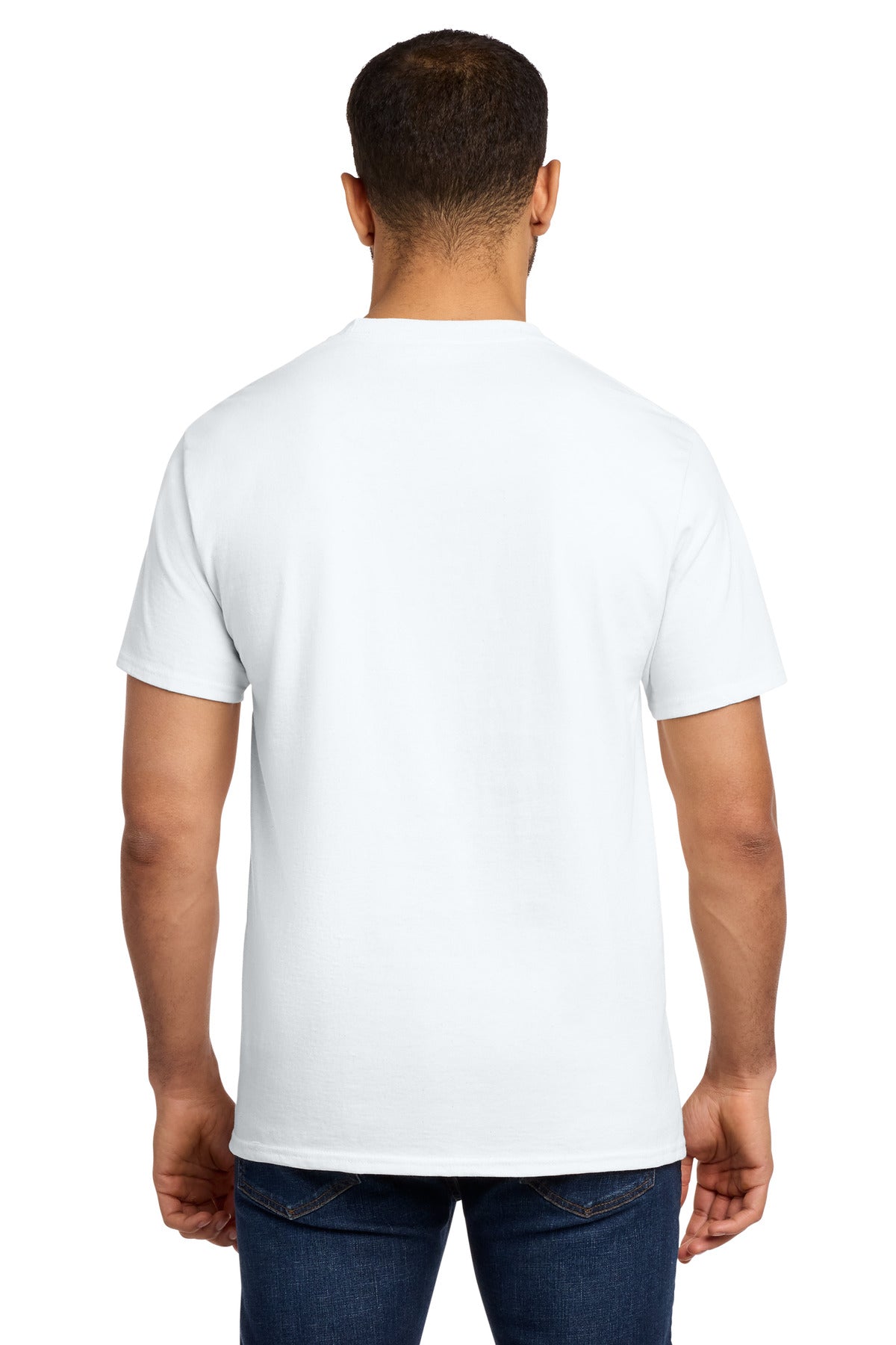 White Port & Co Tall Essential Pocket Tee. PC61PT plain