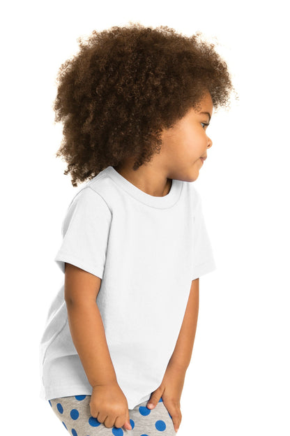 White Port & Co Toddler Core Cotton Tee. CAR54T plain