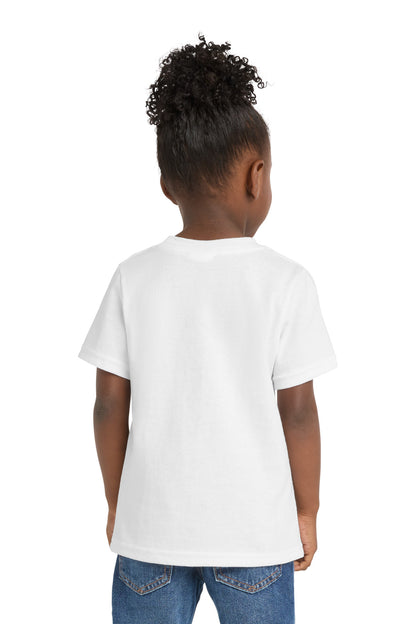 White Port & Co Toddler Core Cotton Tee. CAR54T plain