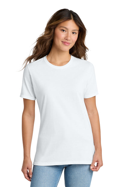 White Port & Co Women's Core Cotton Tee. LPC54 plain