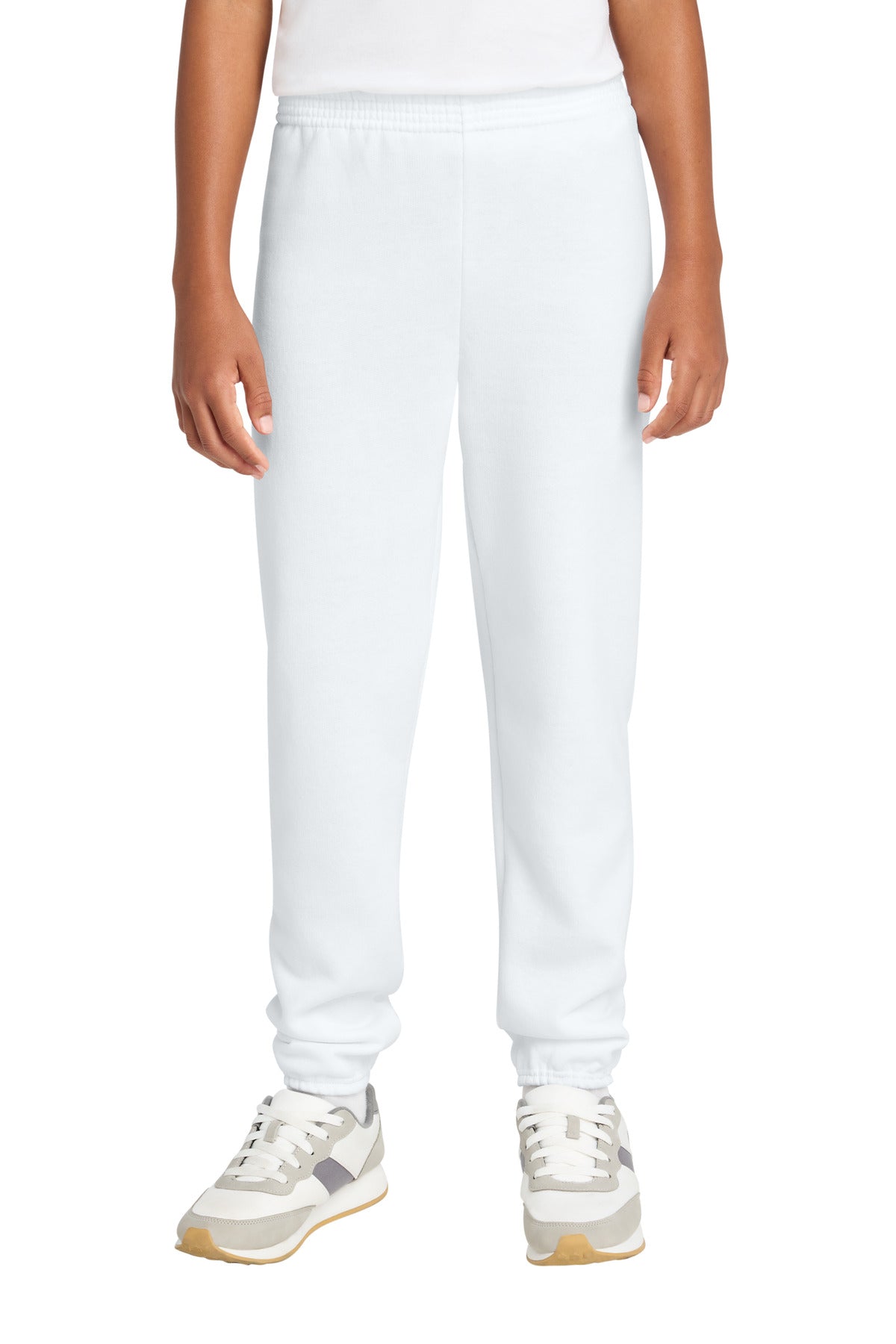 White Port & Co Youth Core Fleece Sweatpant PC78YP plain