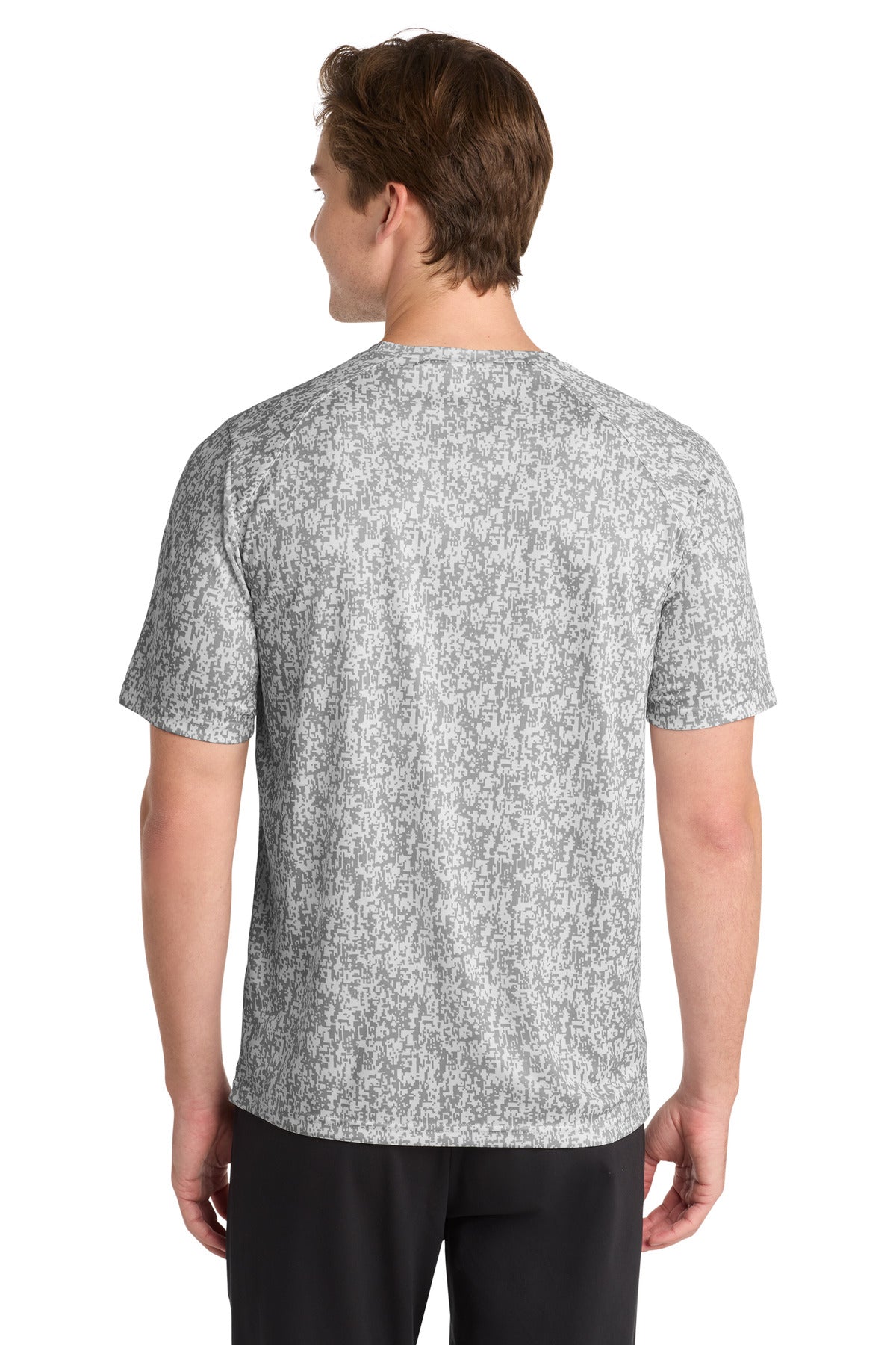 White Sport-Tek Digi Camo Tee. ST460 plain