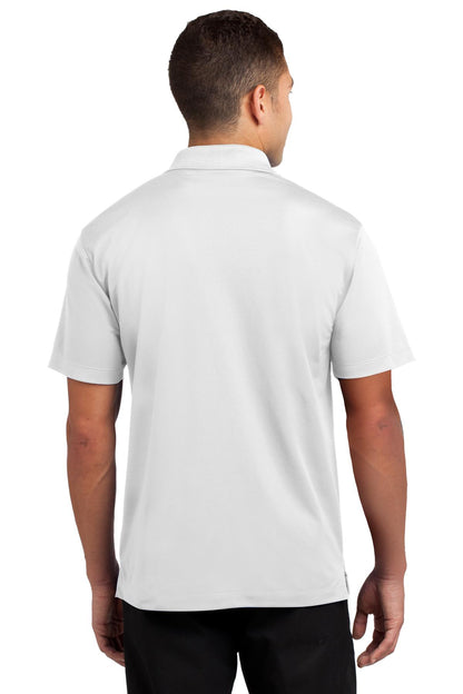 White Sport-Tek Micropique Sport-Wick Polo. ST650 plain