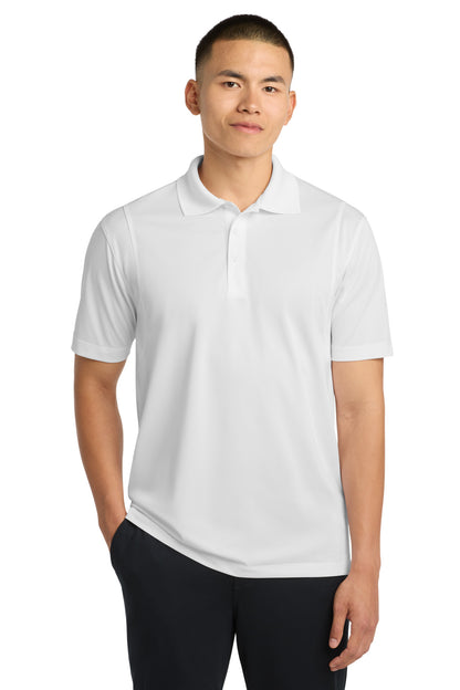 White Sport-Tek Micropique Sport-Wick Polo. ST650 plain