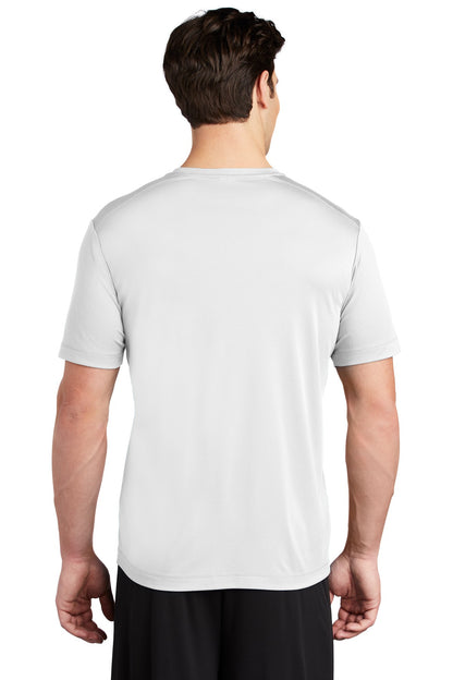 White Sport-Tek Posi-UV Pro Tee. ST420 plain