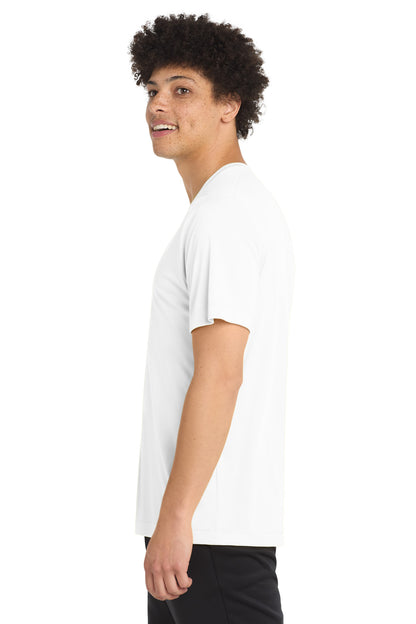 White Sport-Tek Posi-UV Pro Tee. ST420 plain