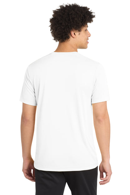 White Sport-Tek Posi-UV Pro Tee. ST420 plain