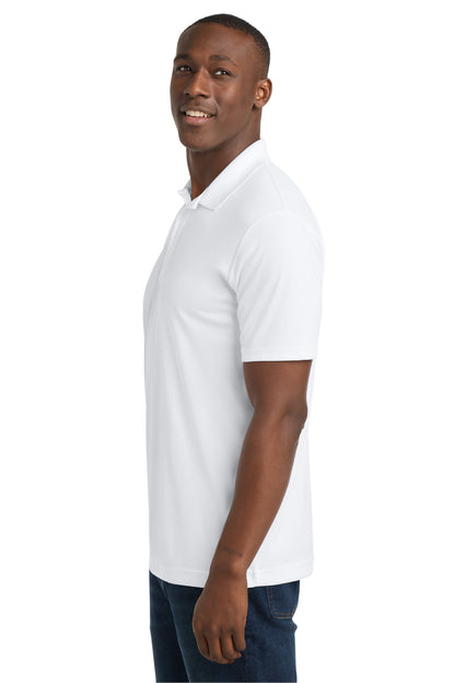 White Sport-Tek PosiCharge Competitor Polo. ST550 plain