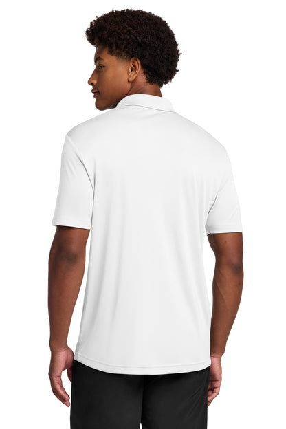 White Sport-Tek PosiCharge Re-Compete Polo ST725 plain