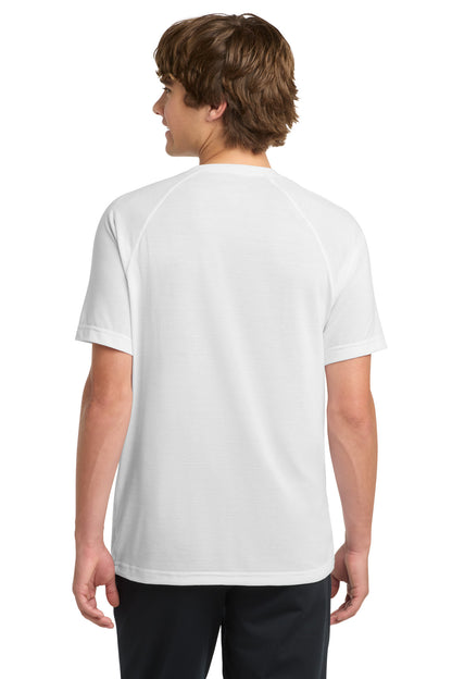 White Sport-Tek Ultimate Performance Crew. ST700 plain