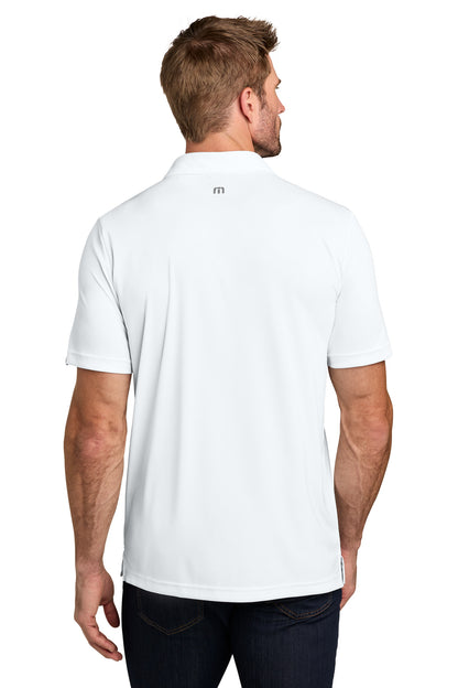 White TravisMathew Coto Performance Polo. TM1MU410 plain