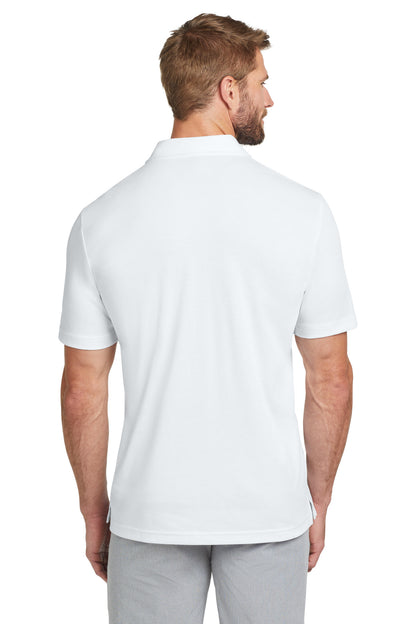 White TravisMathew Oceanside Solid Polo. TM1MU411 plain