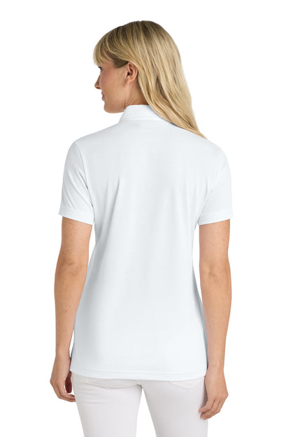 White TravisMathew Women's Oceanside Solid Polo TM1WW001 plain