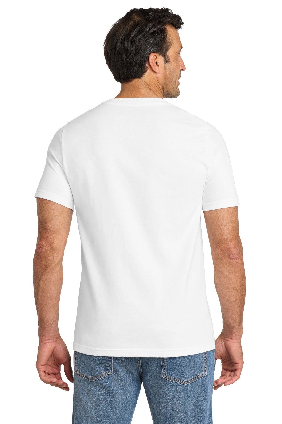 White Volunteer Knitwear Chore Tee VL60 plain