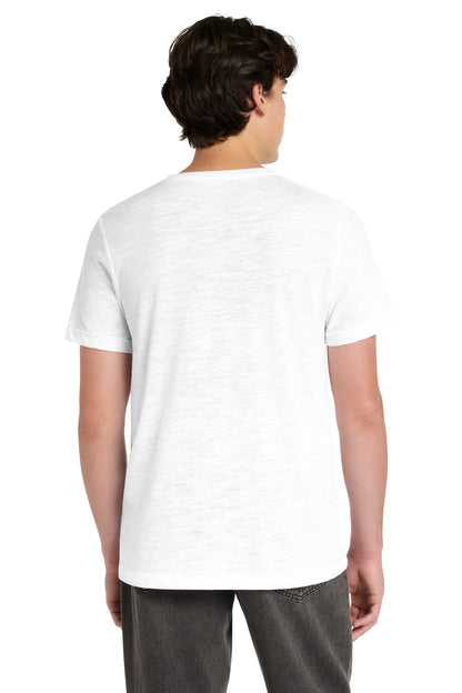 WhiteSlub BELLA+CANVAS Unisex Textured Jersey V-Neck Tee BC3655 plain