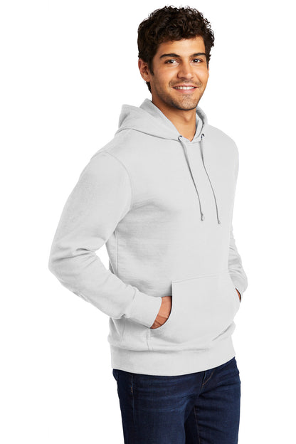 WhiteSmoke District V.I.T. Fleece Hoodie DT6100 plain