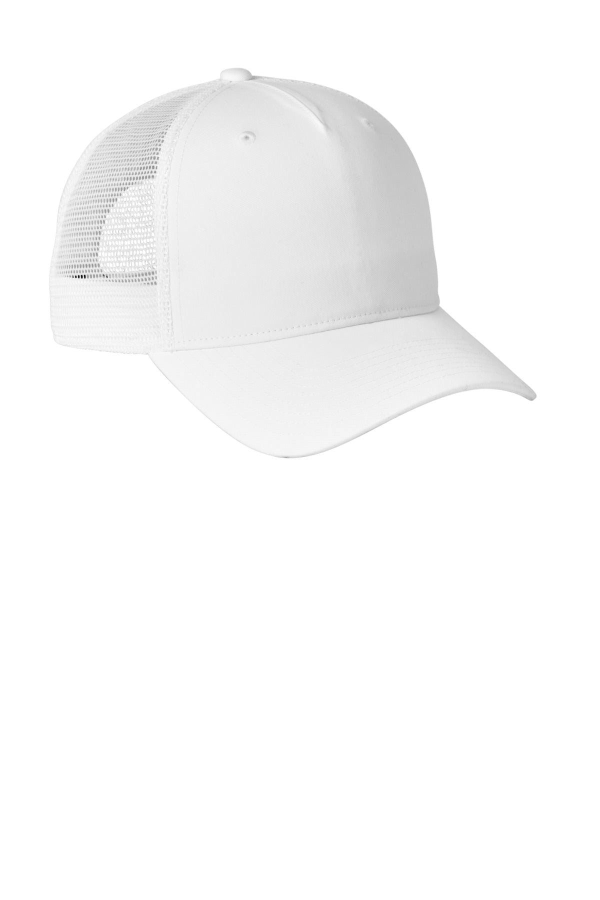 Wht/Wht Nike Snapback Mesh Trucker Cap NKFN9893 plain